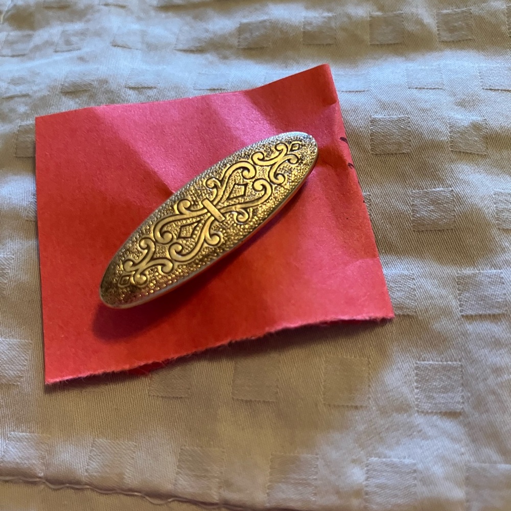 Gold Ornate Brooch